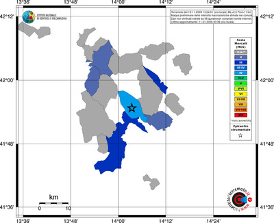 Mappa MCS - territori comuni