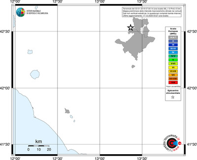 Mappa EMS - territori comuni