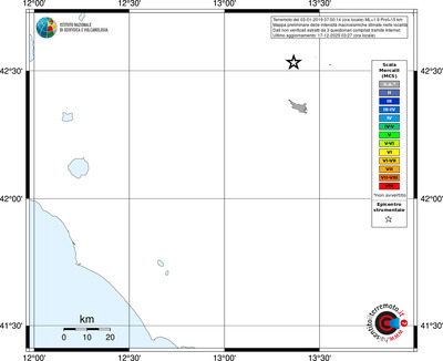 Mappa MCS - territori località