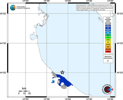 Mappa EMS - territori comuni