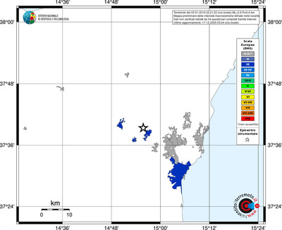Mappa EMS - territori località