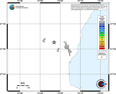 Mappa EMS - territori località