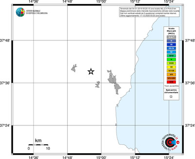 Mappa MCS - territori località