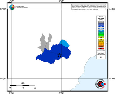 Mappa EMS - territori comuni