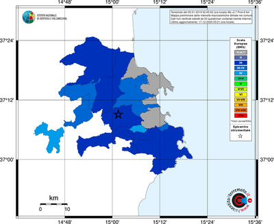 Mappa EMS - territori comuni
