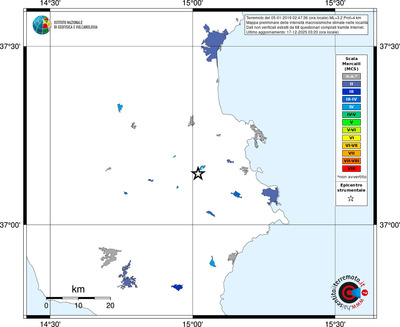 Mappa MCS - territori località