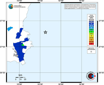 Mappa EMS - territori comuni