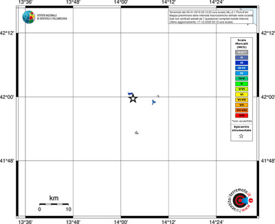 Mappa MCS - territori località