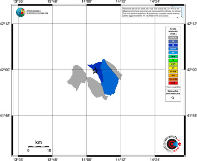 Mappa MCS - territori comuni