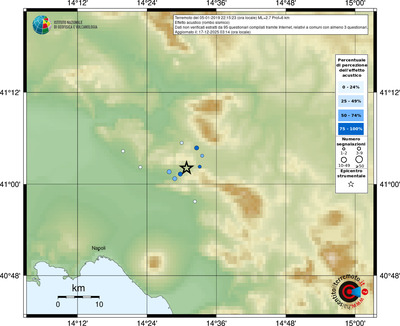 Mappa comuni con almeno 3 questionari