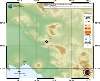 Mappa comuni con almeno 3 questionari