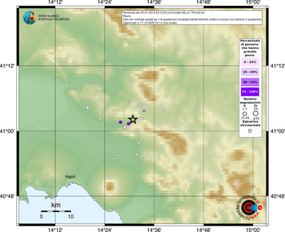 Mappa comuni con almeno 3 questionari