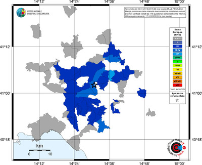 Mappa EMS - territori comuni