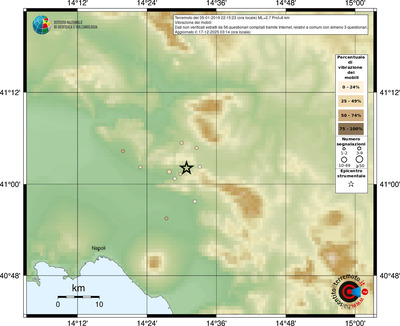 Mappa comuni con almeno 3 questionari