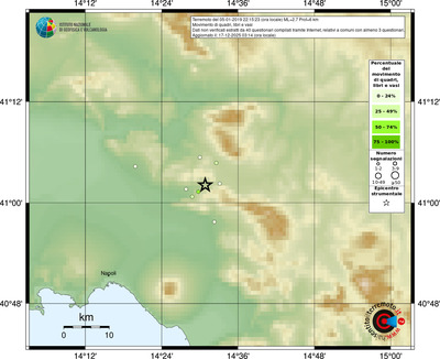 Mappa comuni con almeno 3 questionari