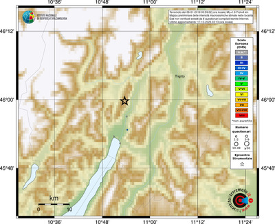 Mappa EMS - località
