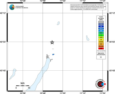 Mappa EMS - territori località