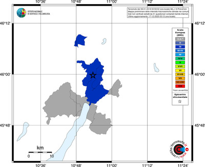 Mappa EMS - territori comuni
