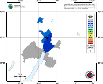 Mappa MCS - territori comuni