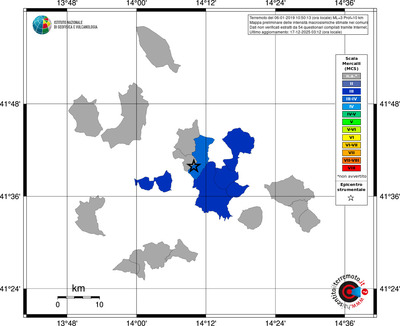 Mappa MCS - territori comuni