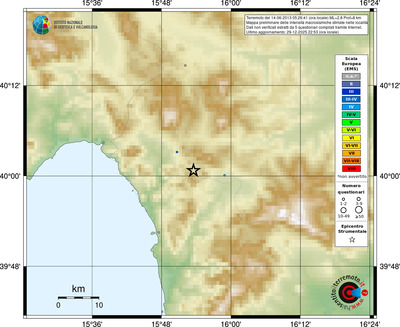 Mappa EMS - località