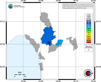 Mappa EMS - territori comuni