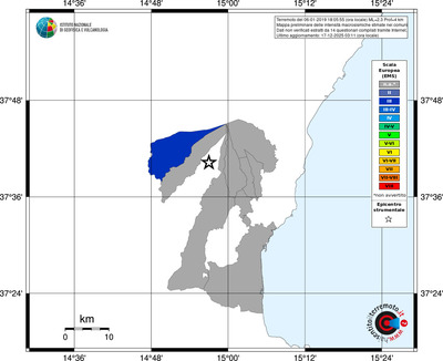 Mappa EMS - territori comuni