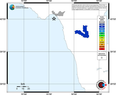 Mappa EMS - territori comuni