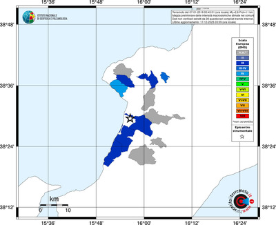 Mappa EMS - territori comuni