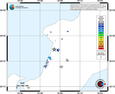 Mappa MCS - territori località
