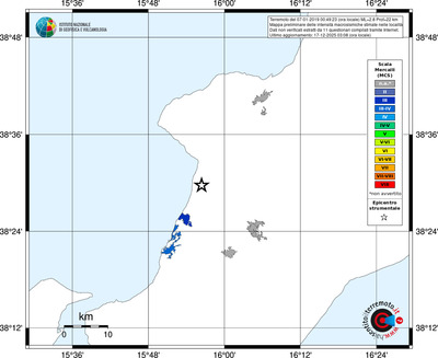 Mappa MCS - territori località
