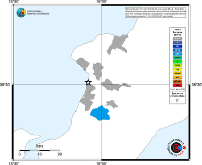 Mappa EMS - territori comuni