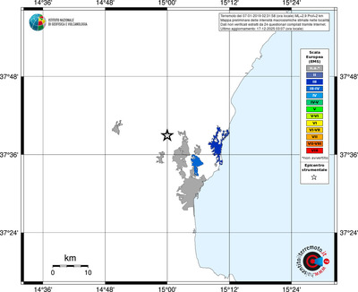 Mappa EMS - territori località