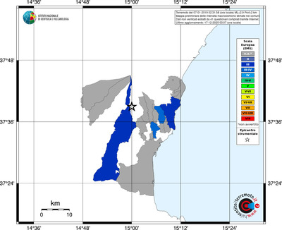 Mappa EMS - territori comuni