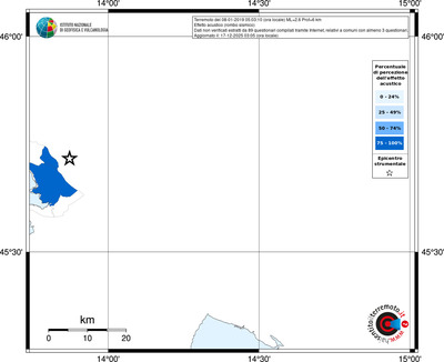 Mappa territorio comunale con almeno 3 questionari