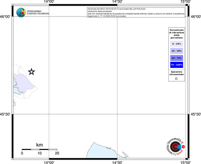 Mappa territorio comunale con almeno 3 questionari