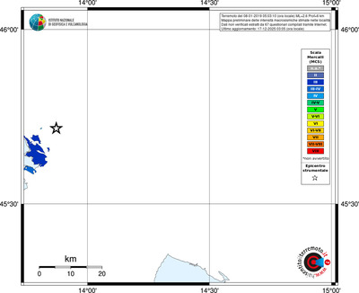 Mappa MCS - territori località