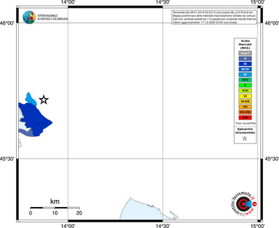 Mappa MCS - territori comuni