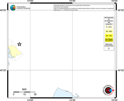 Mappa territorio comunale con almeno 3 questionari
