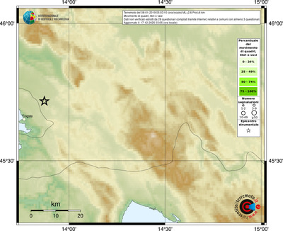 Mappa comuni con almeno 3 questionari