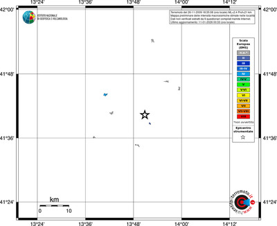 Mappa EMS - territori località