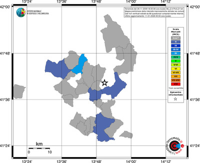Mappa MCS - territori comuni
