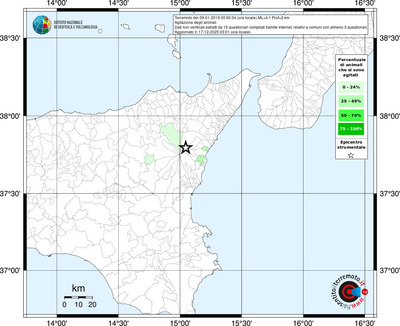 Mappa territorio comunale con almeno 3 questionari