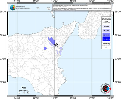 Mappa territorio comunale con almeno 3 questionari