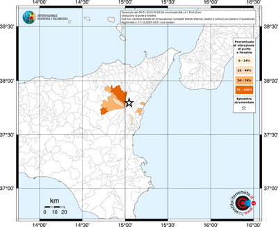 Mappa territorio comunale con almeno 3 questionari