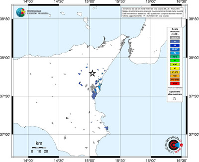 Mappa MCS - territori località