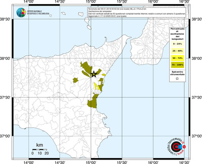 Mappa territorio comunale con almeno 3 questionari
