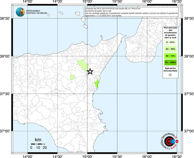 Mappa territorio comunale con almeno 3 questionari