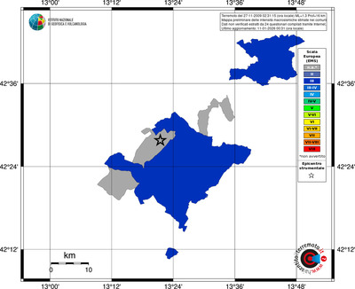 Mappa EMS - territori comuni