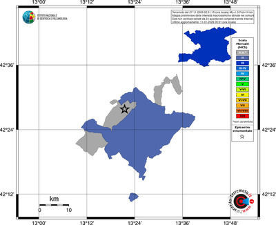 Mappa MCS - territori comuni
